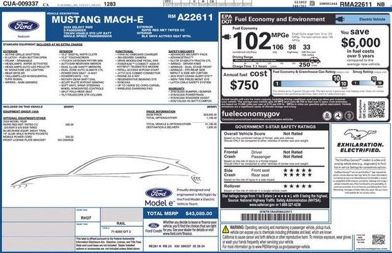 FORD MUSTANG MACH-E 2024 3FMTK1R44RMA22611 image